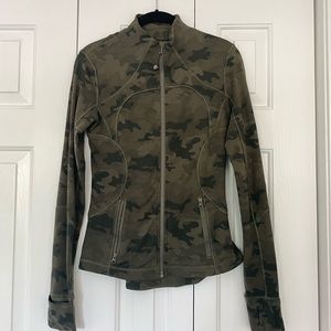 Green Camouflage lululemon Define Jacket | Size 4